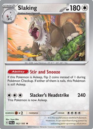 Slaking (162) [SV02 Paldea Evolved] Holofoil - Rare