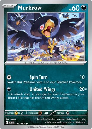 Murkrow (131) [SV02 Paldea Evolved] Normal - Common
