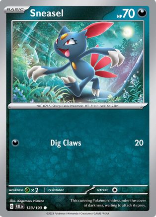 Sneasel (133) [SV02 Paldea Evolved] Normal - Common