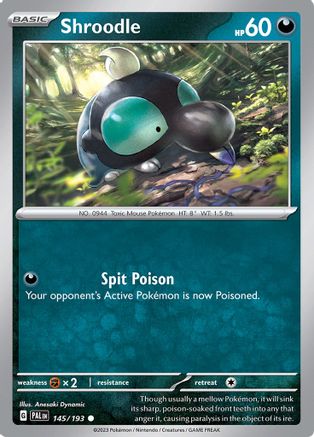 Shroodle (145/193) [SV02 Paldea Evolved] Normal - Common