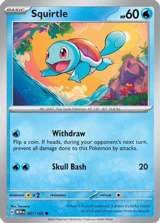Squirtle (007/165) [SV Scarlet & Violet 151] Normal - Common