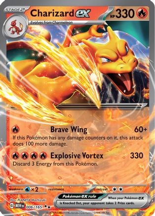 Charizard ex (006/165) [SV Scarlet & Violet 151] Holofoil - Double Rare