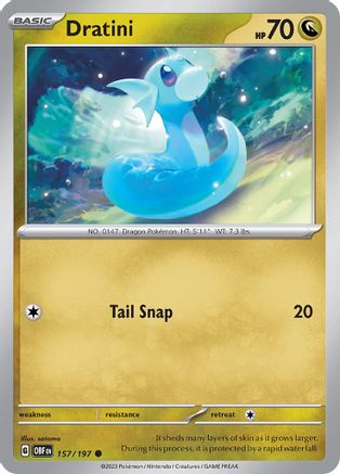 Dratini (157) [SV03 Obsidian Flames] Normal - Common