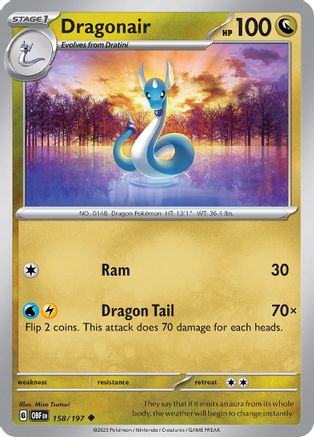 Dragonair (158) [SV03 Obsidian Flames] Normal - Uncommon