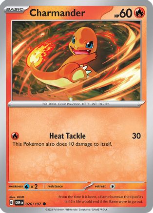 Charmander (026) [SV03 Obsidian Flames] Normal - Common