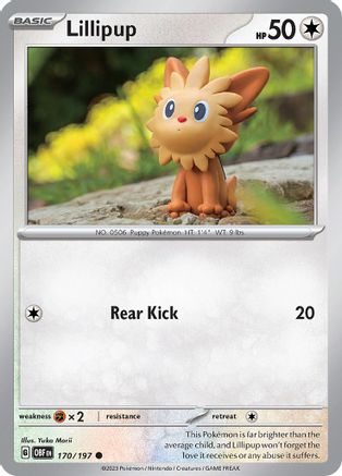 Lillipup (170) [SV03 Obsidian Flames] Normal - Common