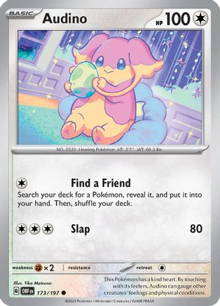 Audino (173) [SV03 Obsidian Flames] Normal - Common