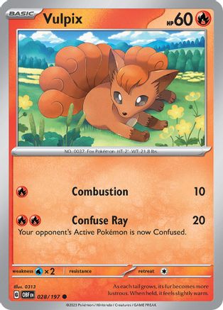 Vulpix (028) [SV03 Obsidian Flames] Normal - Common