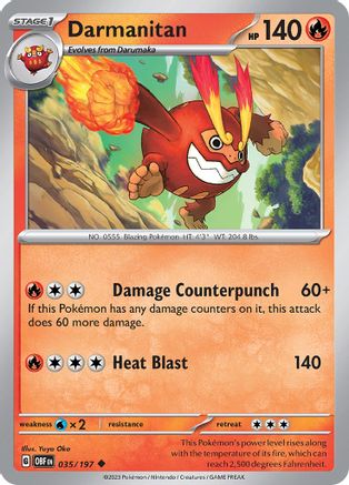 Darmanitan (035) [SV03 Obsidian Flames] Normal - Uncommon