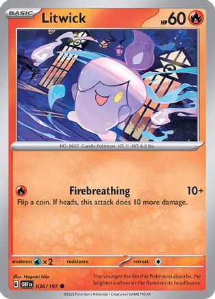 Litwick (036) [SV03 Obsidian Flames] Normal - Common