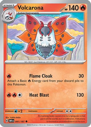 Volcarona (041) [SV03 Obsidian Flames] Normal - Uncommon