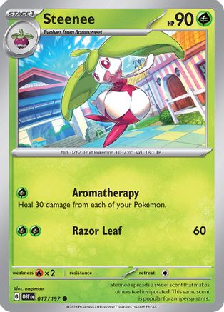 Steenee (017) [SV03 Obsidian Flames] Normal - Common