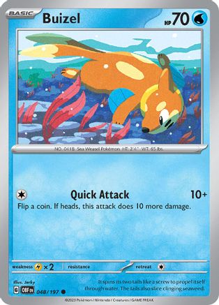Buizel (048) [SV03 Obsidian Flames] Normal - Common
