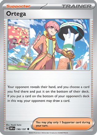 Ortega (190) [SV03 Obsidian Flames] Normal - Uncommon