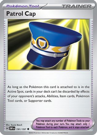 Patrol Cap (191) [SV03 Obsidian Flames] Normal - Uncommon