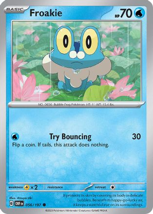 Froakie (056) [SV03 Obsidian Flames] Normal - Common