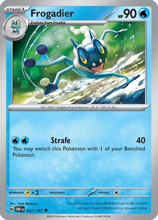Frogadier (057) [SV03 Obsidian Flames] Normal - Uncommon