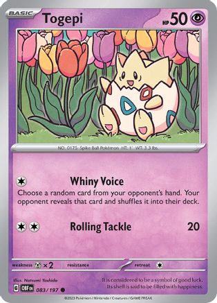 Togepi (083) [SV03 Obsidian Flames] Normal - Common