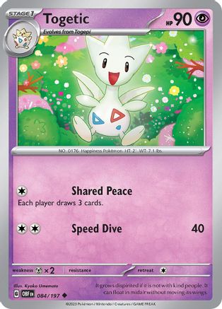 Togetic (084) [SV03 Obsidian Flames] Normal - Uncommon