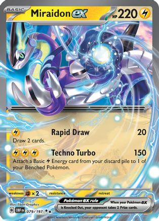 Miraidon ex (079) [SV03 Obsidian Flames] Holofoil - Double Rare
