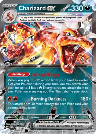 Charizard ex (125/197) [SV03 Obsidian Flames] Holofoil - Double Rare
