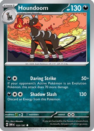 Houndoom (133) [SV03 Obsidian Flames] Normal - Uncommon