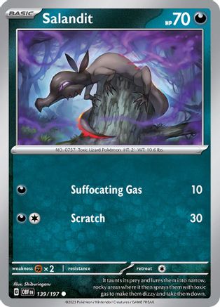 Salandit (139) [SV03 Obsidian Flames] Normal - Common