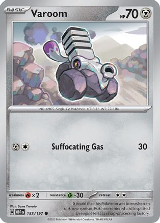 Varoom (155/197) [SV03 Obsidian Flames] Reverse Holofoil - Common