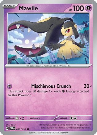 Mawile (089/197) [SV03 Obsidian Flames] Normal - Common