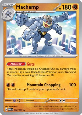 Machamp (068) [SV Scarlet & Violet 151] Reverse Holofoil - Rare