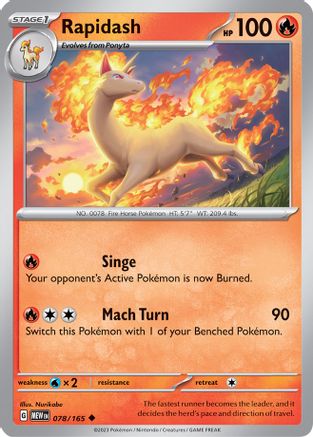 Rapidash (078) [SV Scarlet & Violet 151] Normal - Uncommon