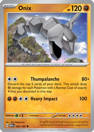 Onix (095) [SV Scarlet & Violet 151] Normal - Uncommon