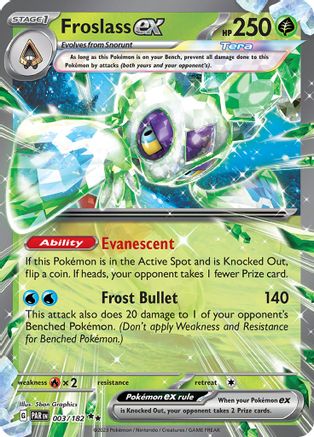 Froslass ex (003/182) [SV04 Paradox Rift] Holofoil - Double Rare