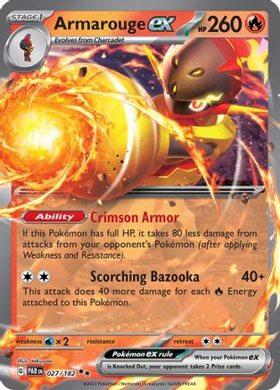 Armarouge ex (027) [SV04 Paradox Rift] Holofoil - Double Rare