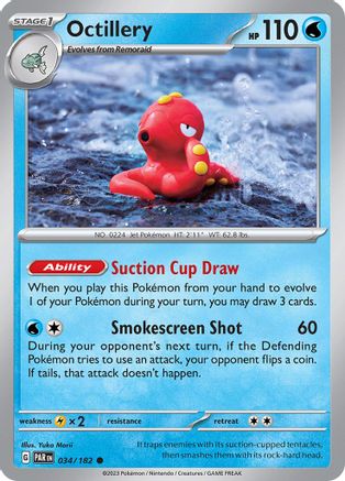 Octillery (034) [SV04 Paradox Rift] Normal - Common