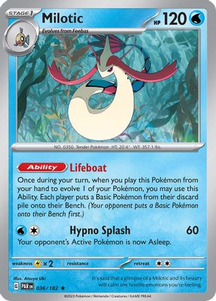Milotic (036) [SV04 Paradox Rift] Holofoil - Rare