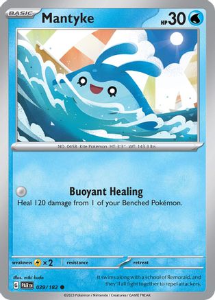 Mantyke (039/182) [SV04 Paradox Rift] Reverse Holofoil - Common