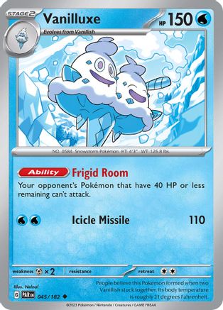 Vanilluxe (045) [SV04 Paradox Rift] Normal - Uncommon
