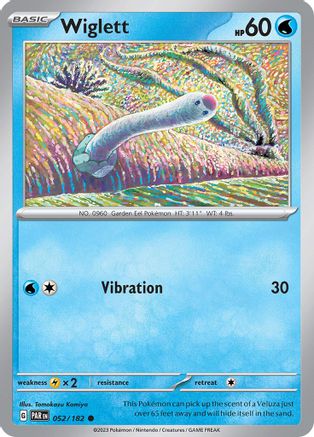 Wiglett (052/182) [SV04 Paradox Rift] Reverse Holofoil - Common