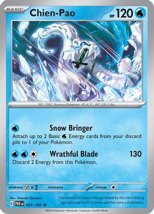 Chien-Pao (057) [SV04 Paradox Rift] Reverse Holofoil - Rare