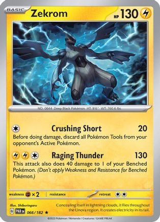 Zekrom (066) [SV04 Paradox Rift] Holofoil - Rare