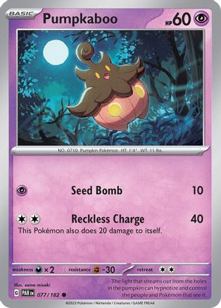 Pumpkaboo (077) [SV04 Paradox Rift] Normal - Common