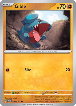 Gible (094) [SV04 Paradox Rift] Normal - Common
