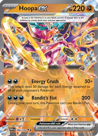 Hoopa ex (098) [SV04 Paradox Rift] Holofoil - Double Rare