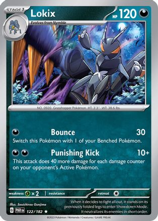 Lokix (122) [SV04 Paradox Rift] Holofoil - Rare