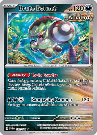 Brute Bonnet (123/182) [SV04 Paradox Rift] Reverse Holofoil - Rare