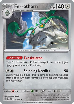 Ferrothorn (128/182) [SV04 Paradox Rift] Reverse Holofoil - Uncommon