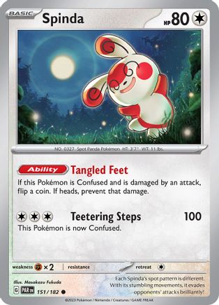 Spinda (151) [SV04 Paradox Rift] Normal - Common