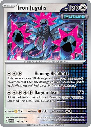 Iron Jugulis (158/182) [SV04 Paradox Rift] Reverse Holofoil - Rare