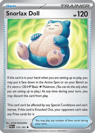 Snorlax Doll (175) [SV04 Paradox Rift] Normal - Uncommon